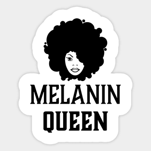 Melanin Queen, Black Girl Magic, Black Woman Sticker